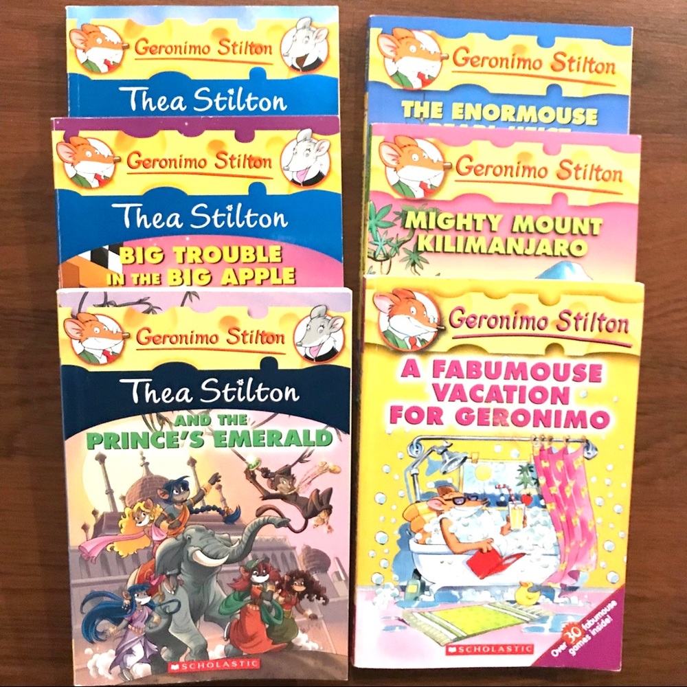 Geronimo Stilton books - 6 books for $15